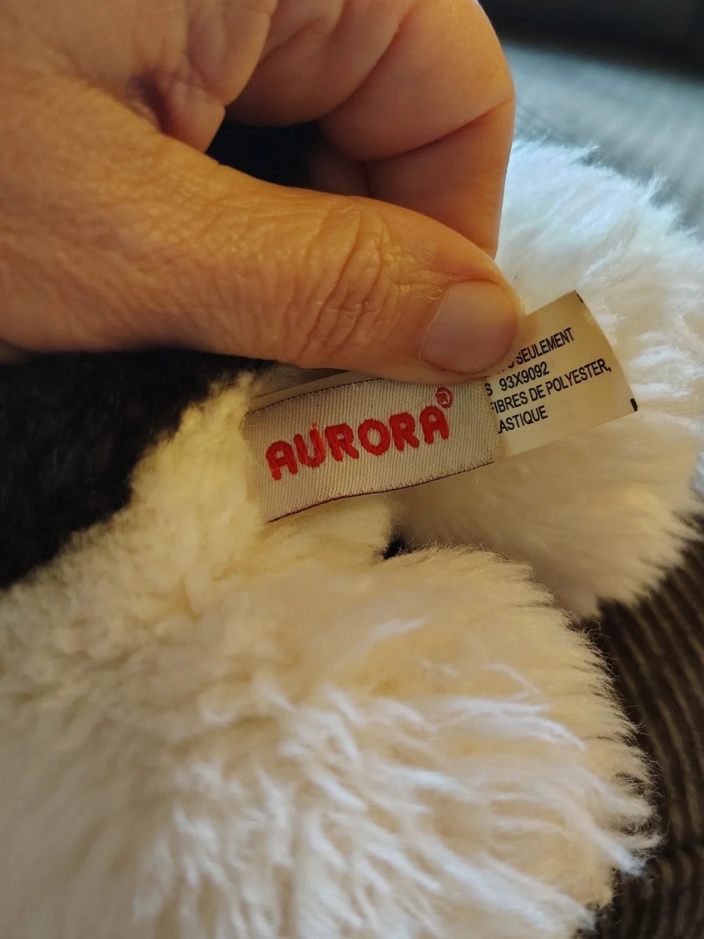Vtg Aurora Esmeralda The Calico Cat Plush Pink Bow Black White Brown Flopsies
